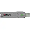 LINDY Clé pour bloqueur de port USB type A, vert