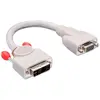 LINDY 41222 Adaptateur DVI-A mâle vers VGA femelle Gris