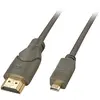 Câble micro HDMI® / HDMI® - LINDY - Compatible HDMI 2.0 Ultra HD - 0,5m