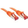 LINDY Câble réseau Cat.6 S/FTP, cuivre, 250MHz, Orange, 5m