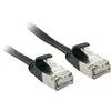 Cordon de raccordement CAT 6a LINDY - 1m - FTP - Noir