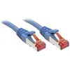 LINDY Câble réseau Cat.6 S/FTP, cuivre, 250MHz, Bleu, 2m