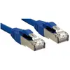 Lindy Premium cordon de raccordement - 7.5 m - bleu