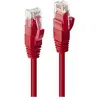 Lindy Premium cordon de raccordement - 30 cm - rouge