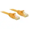 LINDY Câble réseau Patch Cat.6 U/UTP Câble RJ45, Jaune, 1m