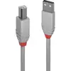 Câble USB Lindy 36684 - 3m - USB A vers USB B - 2.0 - 480 Mbit/s - Gris