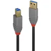 Lindy Câble USB 3.2 Type A vers B 5Gbit/s. Anthra Line 1m