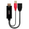 Convertisseur - LINDY - 38289 - 2x HDMI mâle - 1x DisplayPort femelle - Noir
