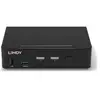 Lindy 2 Port DisplayPort 1.4 USB 3.0 KWM switch, Commutateur KVM, Noir