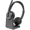 LINDY L118 WL On Ear headset Bluetooth Zwart Computer