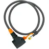 SKS GERMANY Tuyau avec tête MV Easy de rechange pour compresseur de course (tête de pompe avec tuyau, tous les types de valve, 1170 mm, filetage M 8 x 0,75), noir
