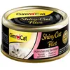 GimCat ShinyCat 6 x 70 g Boîtes pour chat - poulet, crevettes