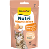 40 g GimCat Nutri Bouchées Vitamines au poulet Snacks pour chats