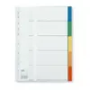 Elba intercalaires pvc en carte lustr?e, onglets en couleur, 400013909