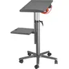 MAULpro Beamertafel - stervoet met wielen - anthraciet - metaal - 1 stuk - 61 x 68 x 120 cm - MAUL