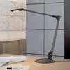 MAULoptimus LED Bureaulamp - dimmbaar - standvoet - anthraciet - alumi...