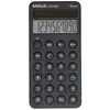 MAUL Eco MD 2 Calculatrice solaire avec 10 chiffres et 5 fonctions, fo...