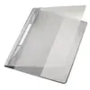 Leitz chemise ? lamelle exquisit, format a4+, pvc, gris 4194-00-85