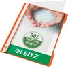 LEITZ chemise à lamelle Standard, format A4, PVC, orange,