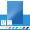 Leitz Notizbuch WOW A5 kariert, blau