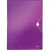 LEITZ Classeur ménager WOW - Violet métallisé