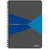 LEITZ Cahier 'Office', A5, quadrillé, 180 pages, bleu