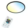 CCT Panneau LED BRILONER LEUCHTEN SLIM S, 22 W, 3000 lm, IP20, noir, plastique, dimmable, CCT, Ø 42 cm
