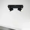 Briloner BANYO - LED Spotlight - IP44 opbouwspot - 2 flames GU10 - zwenkbare spots - lampen niet inbegrepen
