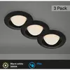 BRILONER LED Inbouwspots Inbouwspots Badkamer Bolvorm 3x3W IP44 Ø9,5cm...