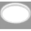 BRILONER - LED Badkamerverlichting - plafondlamp met achtergrondverlichting - plafonniére badkamer - IP44 - Ø29 cm - wit