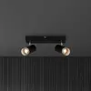 Briloner - Spot, noir-chrome mat, sans 2xGU10/max.9W