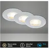 BRILONER KULANA MINI LED Spot à encastrer salle de bain, set de 3, IP4...