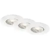Briloner - Lampe led encastrée 4,4 cm 3x 4,9 watts IP65 480lm blanc