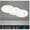 Briloner Cts Spots encastrables led, lot de 3, blanc, 3xLED-pla