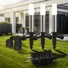 BRILONER Connect to Shine Lot de 3 lampes de jardin LED 12 V avec piqu...