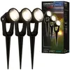 BRILONER - Système de jardin Connect to Shine 12V, lot de 3 spots LED ...