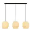 Briloner - Lampe à suspendre 116x25x128,5 cm Naturel max. 10W Salle à ...