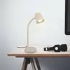 B.K.LICHT Briloner SKRIVA Lampe de chevet Orientable, Interrupteur à câble, Douille GU10, max. 9W, Beige, Ø13 x 38,5 cm