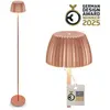 B.K.LICHT Briloner Champ LED Lampadaire sans fil IP44, variateur, tact...
