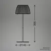B.K.LICHT Lampe de table LED Lampe de table LED Dimmable Touch Blanc c...