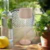B.K.LICHT Briloner Champ Lampe de table led sans fil IP44, variateur, tactile, batterie, German Design Award Winner 2025, beige, Ø14,5 x 36,5 cm