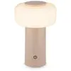 B.K.LICHT Briloner JUNA Lampe de table sans fil IP44, variateur, tacti...