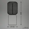 B.K.LICHT Lampe de table Lampe de bureau Salon Couloir Chambre coucher...
