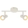 B.K.LICHT Briloner Plafonnier orientable 27,5cm douille GU10 max. 9W 2...