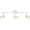B.K.LICHT Briloner Plafonnier orientable 47,5cm douille GU10 max. 9W 3...