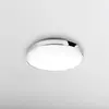BRILONER Plafonnier LED MALBONA (13W) en métal chrome et plastique opale blanc