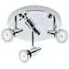 Briloner Leuchten FLAMO Plafondlamp - 3 -lichts - Spots Draai en kantelbaar - GU10 - 4W - IP44