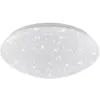 BRILONER Plafonnier LED BRILO en métal blanc