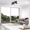 Briloner Leuchten Plafonnier orientable 3 ampoules GU10 max. 40 W Noir