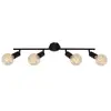 Briloner Leuchten Spot de plafond 4 ampoules rétro vintage avec têtes ...